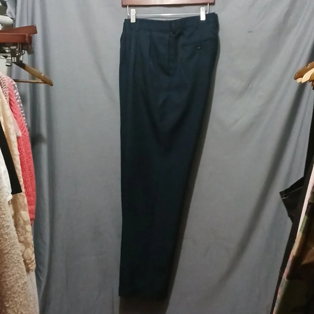 Navy Blue Men's Dress Pants - Picture 6 of 10
